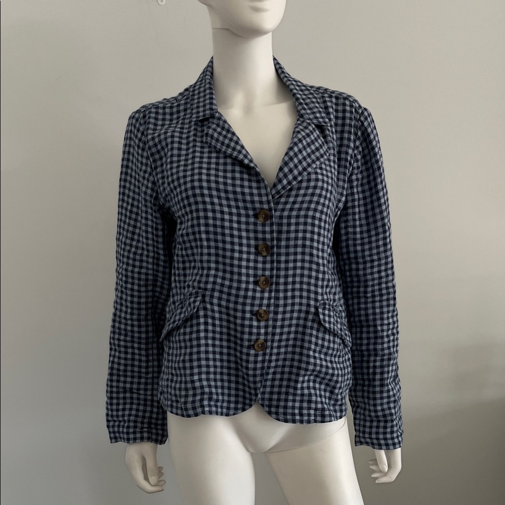 Sundance Blue Checkered Blazer